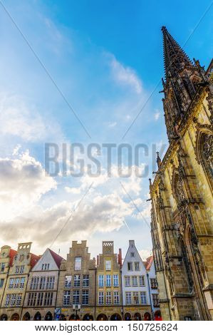 Lamberts Church At Prinzipalmarkt, Muenster, Germany