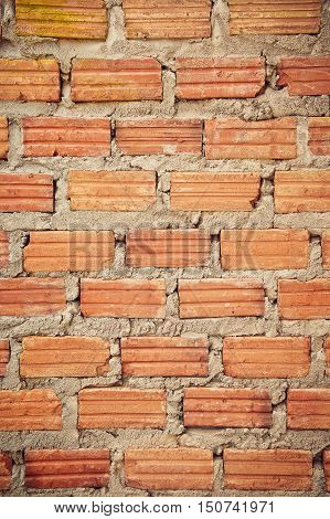 The wallbrick background Texture wallbrick red grunge style