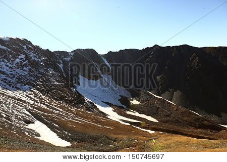 mountains, ridges, nature, Gornyy landscape, mountain landscape, summer, summer in the mountains of Kazakhstan, the peaks