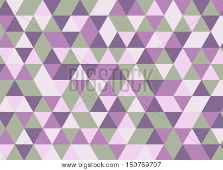 Colorful Geometric Triangle Pattern. Abstract Vector Background.
