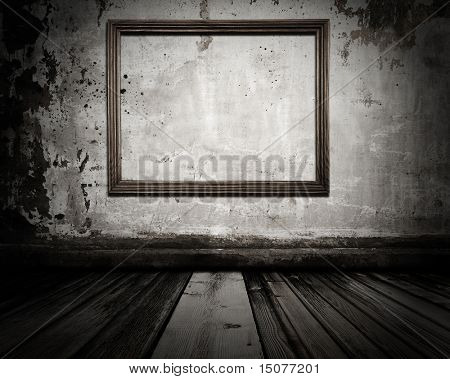 Старый номер гранж с pictureframe