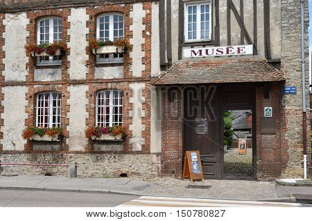 Neufchatel en Bray France - june 23 2016 : the Mathon Durand museum