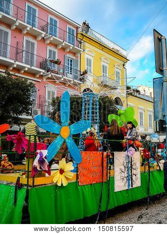Hdr Carnival Celebrations In Loano