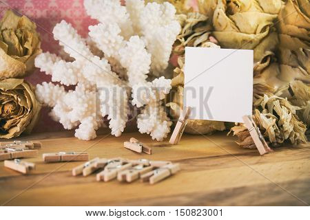 White Sheets Of Paper On A Pink Background, White Sheets On Clothespins
