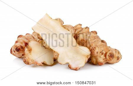 Sunchoke Isolated On The White Background