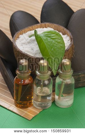 still life subjects of relaxing spa treatments