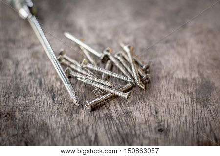 Building Equipment And Building Plan, Screw On Blueprint Draw Skech, Tape Measure