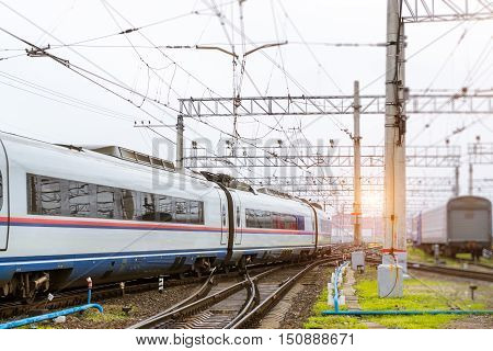 High-speed Hybrid-electric Train Sapsan
