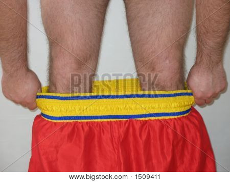 Man Legs With Cowards