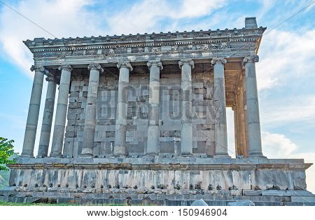 The Garni Temple is one of the most unique landmarks in country and the only known Greco-Roman colonnaded building in Armenia Kotayk Province.