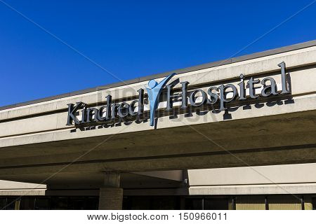 Indianapolis - Circa October 2016: Kindred Hospital, A Division Of Kindred Healthcare Incorporated I