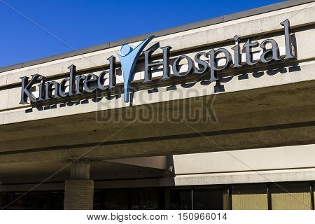 Indianapolis - Circa October 2016: Kindred Hospital, A Division Of Kindred Healthcare Incorporated I