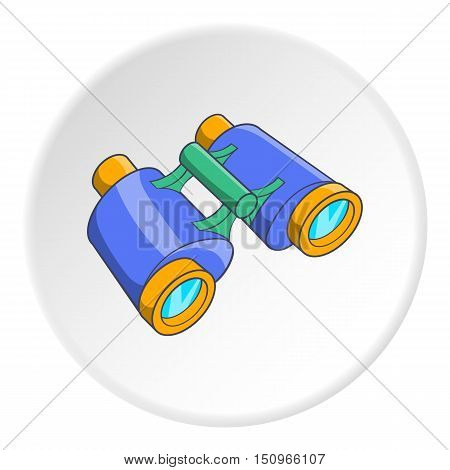 Binoculars icon. Cartoon illustration of binoculars vector icon for web