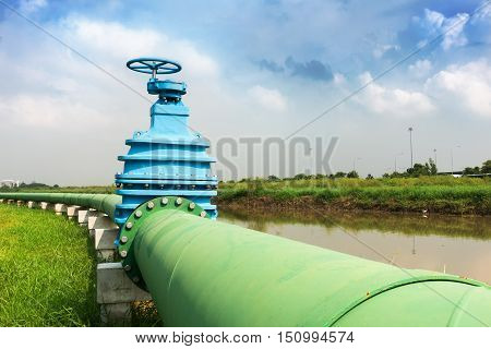 Control main valve Water control main valve Pipeline distribution Water pipeline distribution.