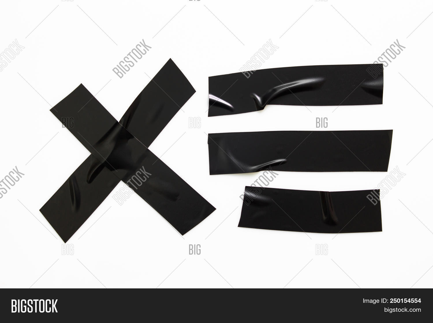 Set Black Tapes On Image & Photo (Free Trial) | Bigstock