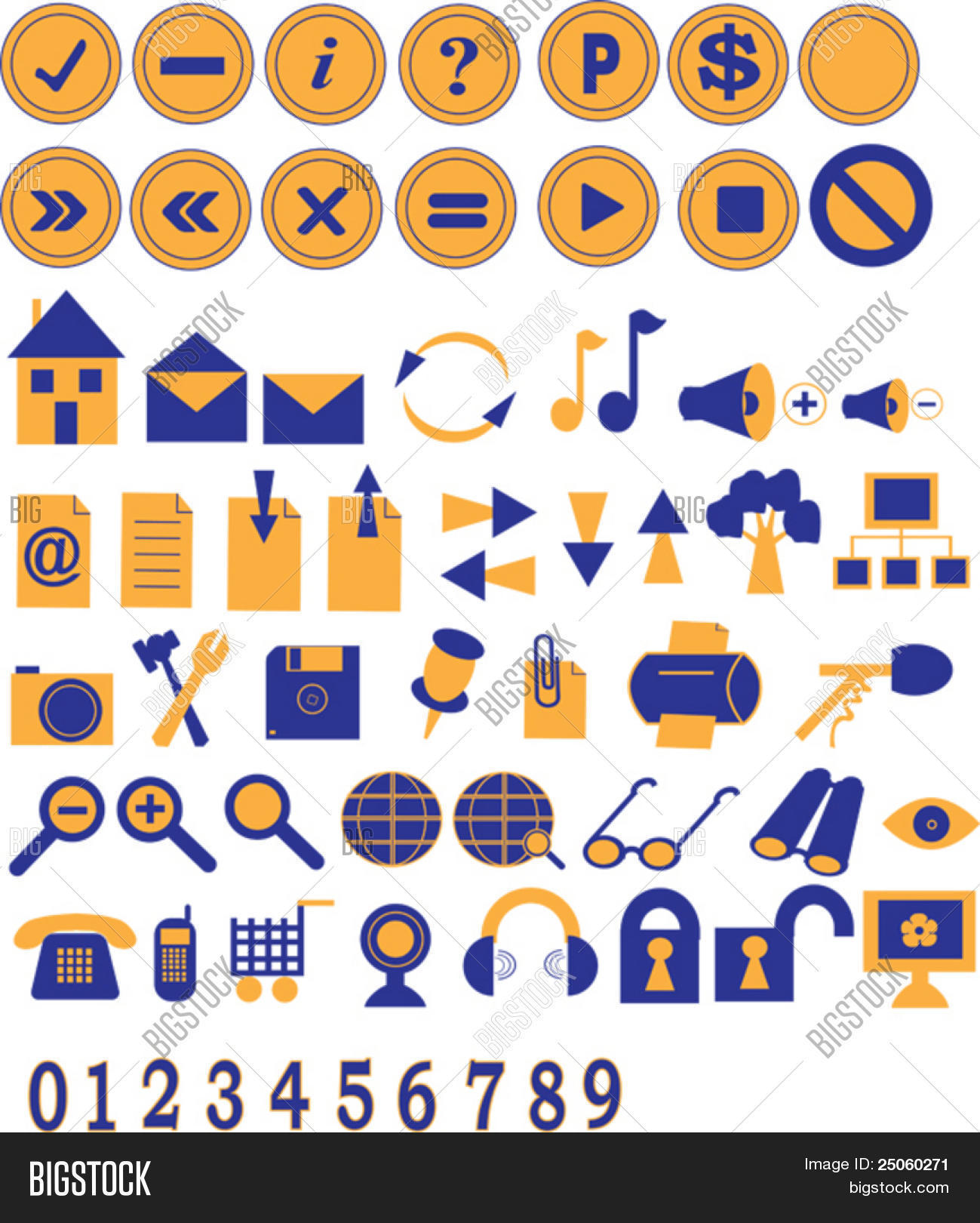 Two-coloured Icons Vector & Photo (Free Trial) | Bigstock