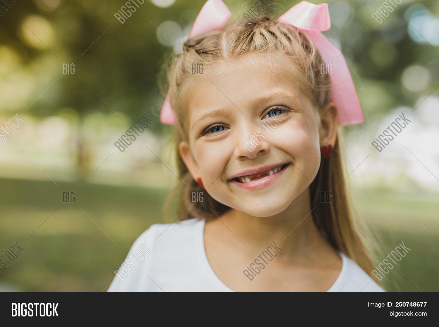 broad smile cute girl