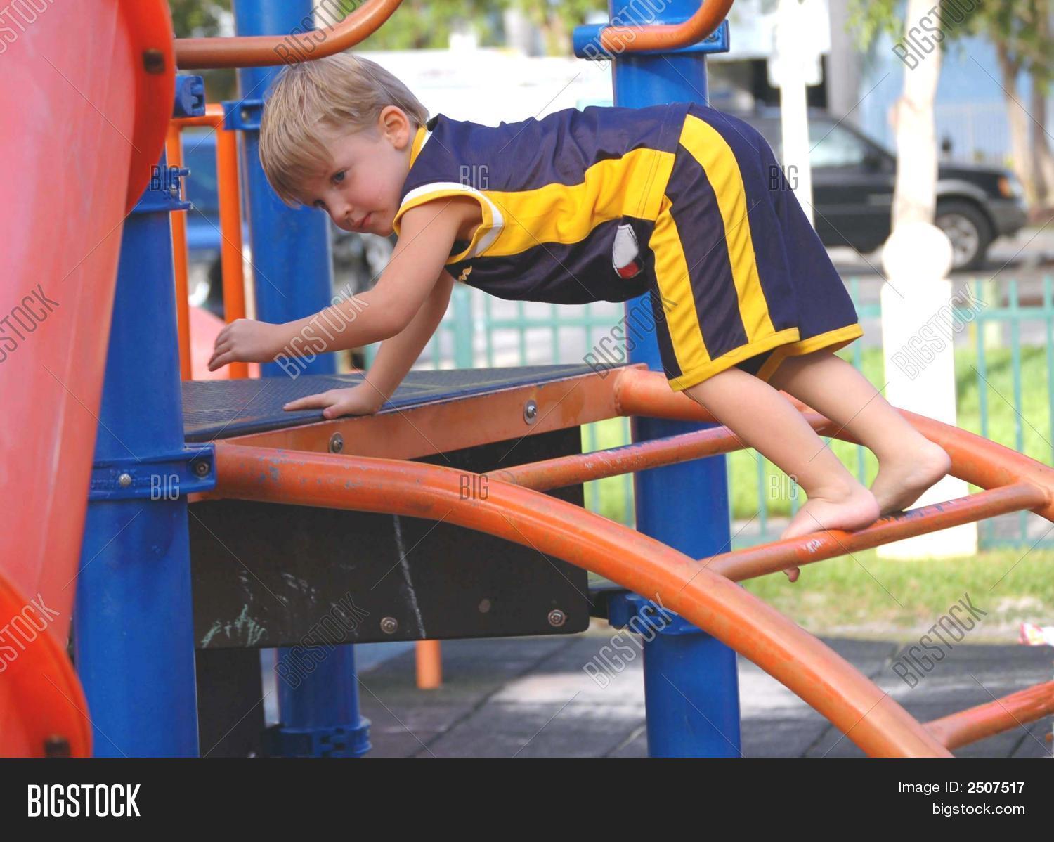 Toddler Climbing On Image & Photo (Free Trial) Bigstock