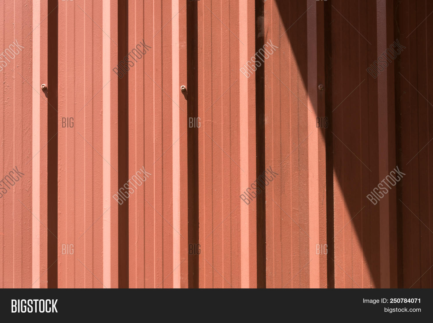 Brown Corrugated Metal Image Photo Free Trial Bigstock