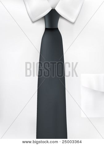 Vector camicia e cravatta illustrazione