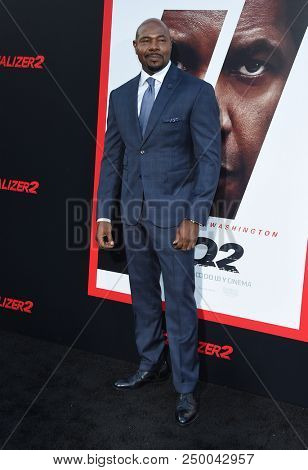 LOS ANGELES - JUL 17:  Antoine Fuqua arrives to the 'The Equalizer 2' Los Angeles Premiere  on July 17, 2018 in Hollywood, CA                