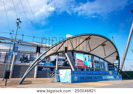 Manchester, United Kingdom - May 19 2018: Manchester City Football Club Founded In 1880 In Mancheste
