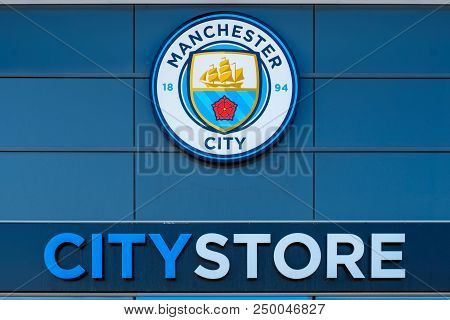 Manchester, United Kingdom - May 19 2018: Manchester City Football Club Founded In 1880 In Mancheste