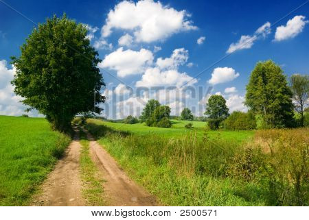 Strada di campagna.