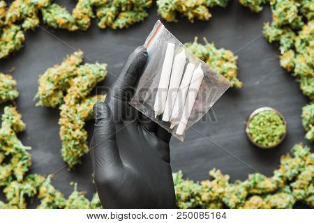 Grinder A Lot Ofx Marijuana, Fresh Buds Of Cannabis Many Weed. Copy Spase Copy-space