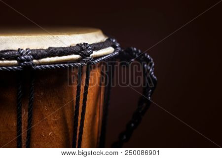 Old Wooden Djembe