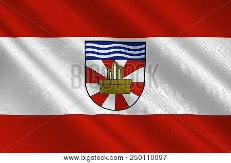 Flag Of Oberzissen Is A Municipality In The District Of Ahrweiler, In Rhineland-palatinate, Germany.