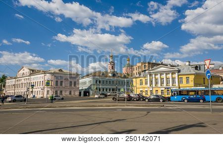 Moscow, Russia - May 12, 2018.yauzskaya Street Is One Of The Oldest Streets Of The City
