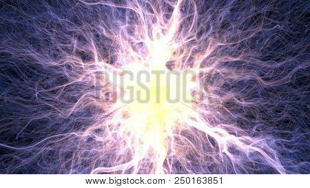 Growing Energetic Lines, Suitable For All Of, Energy, Synapse, Computing, Ai, Core, Power And Mythic