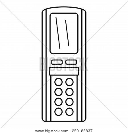 Remote Control Conditioner Icon. Outline Remote Control Conditioner Vector Icon For Web Design Isola