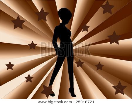 Ragazza astratta
