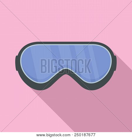 Protect Goggles Icon. Flat Illustration Of Protect Goggles Vector Icon For Web Design
