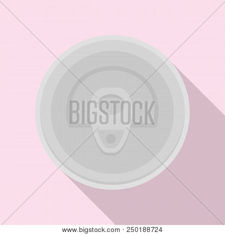 Top Can Icon. Flat Illustration Of Top Can Vector Icon For Web Design