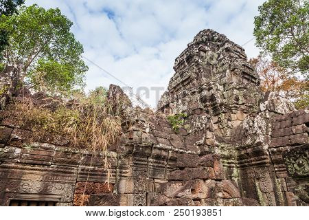 Historic Ruins Of Ta Som Temple