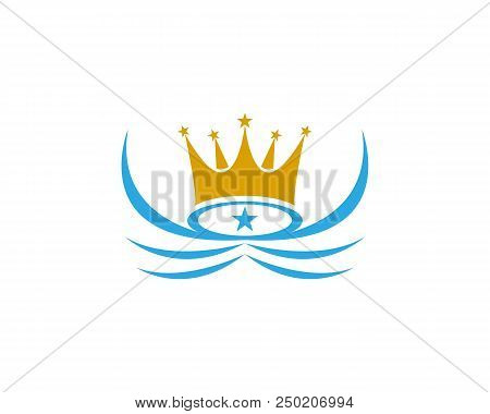 Crown Logo Template Vector Icon