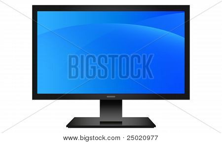 IPS TFT LCD Computer-Monitor Vektor