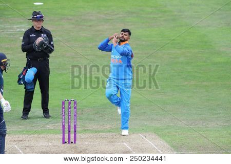 LEEDS, ENGLAND - JULY 17:  during the 3rd Royal London One day International match between England and India at Headingley Cricket Ground on July 17, 2018 in  England.  