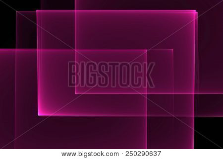 Wave Transparent Fractal  Background - Pink  Background