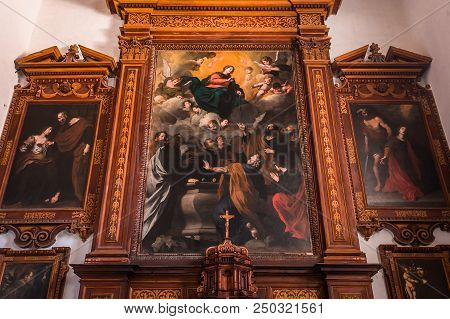 Interiors Of Capuchin Church, Ragusa, Sicily, Italy