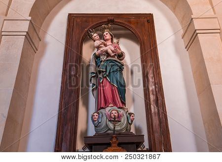 Interiors Of Capuchin Church, Ragusa, Sicily, Italy