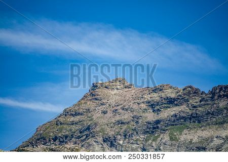 Panoramic View Of An Alpine Valley