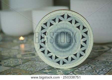 A Musical Instrument For Playing Religious Music In Shamanistic Or Buddhist Temples.
