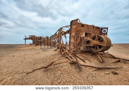 Old Abandoned Diamond Mine Tower In The Namib Desert Taken In January 2018