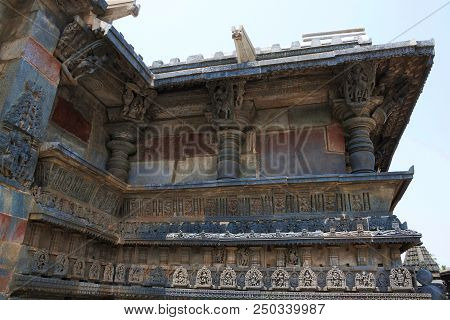 Facades And Decorative Friezes With Deities, Dancers And Other Figures, Chennakeshava Temple. Belur,