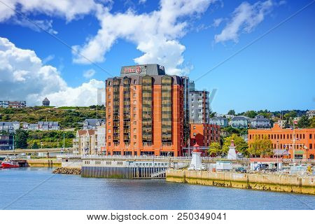 Saint John, New Brunswick: September 15, 2014: Saint John Is The Only City On The Bay Of Fundy And T