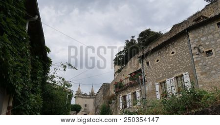 Photography Showing Some Street And Buildings. The Photography Was Taken From The Small Village Of G